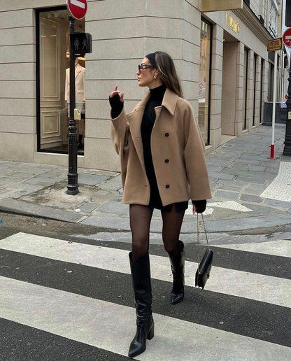 Jamie - Oversized uldfrakke