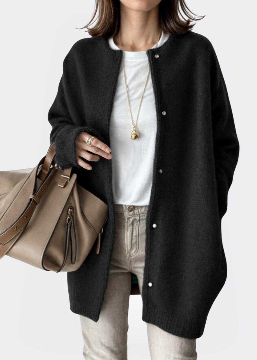 Romy - strikket cardigan til kvinder